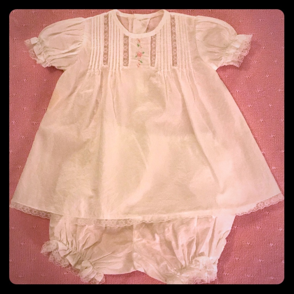 EUC 3m. Remember Nguyen, White Dress with Bloomers